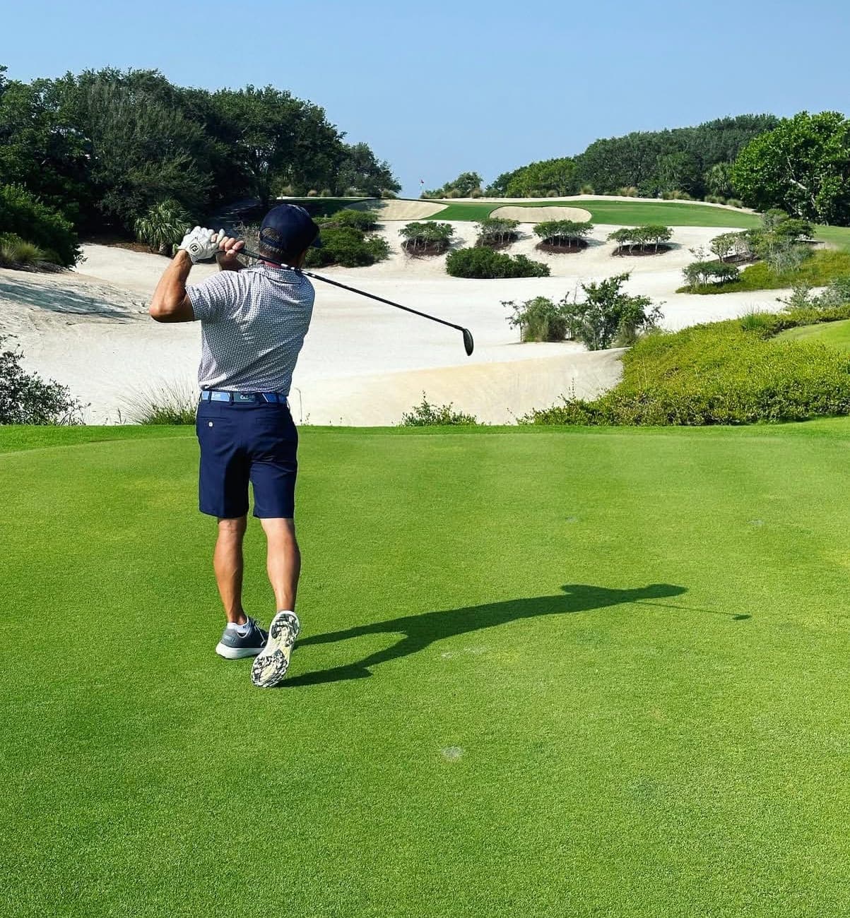 Alex Haigh playing golf on the Treasure Coast